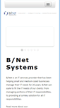 Mobile Screenshot of bnetsystems.com
