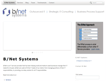 Tablet Screenshot of bnetsystems.com